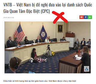 Đằng sau chiêu trò tung hứng kiến nghị đưa Việt Nam trở lại danh sách CPC